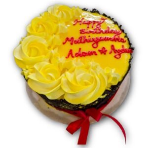 pineapple truffle cake