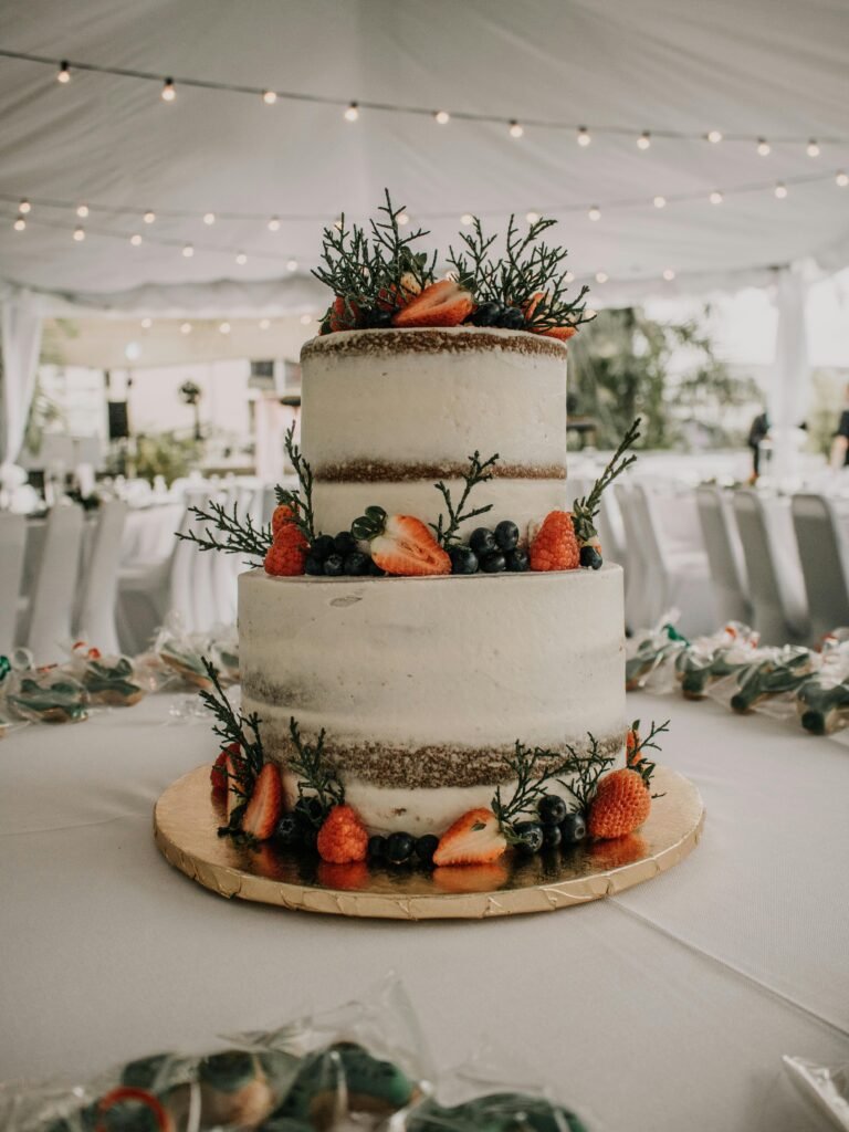 fruit tier cake